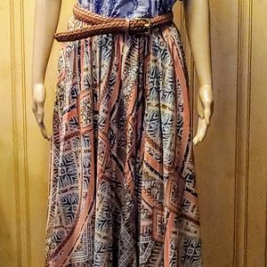 Bohemian 'Mix Nouveau' Maxi Skirt - image 1